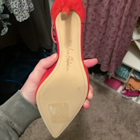 Red SAM EDELMAN Size 8.5 Pumps - Picture 2 of 3